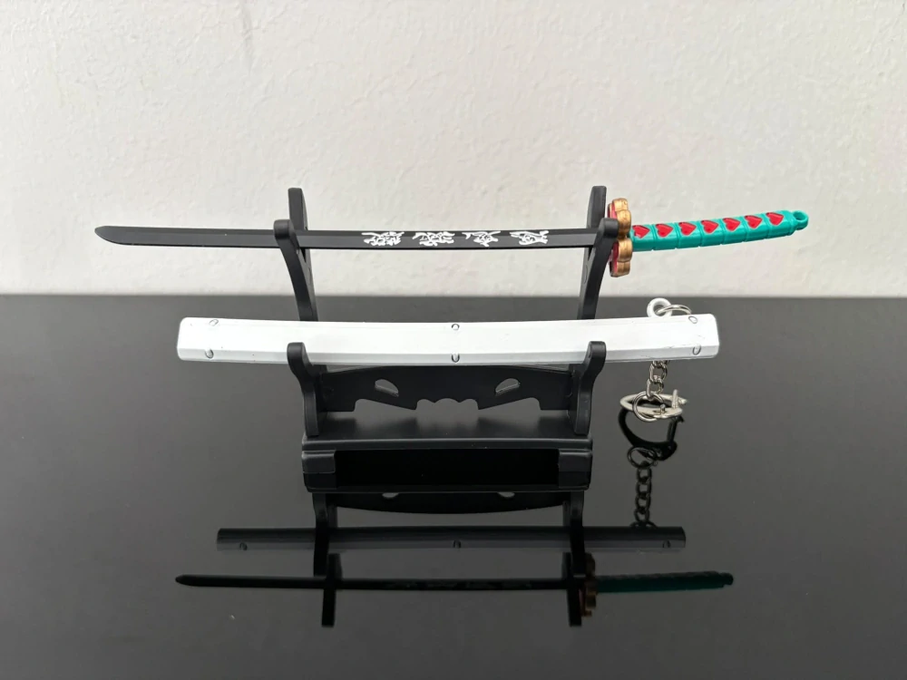 Mini Katana – Tyrkysová s červenými detaily