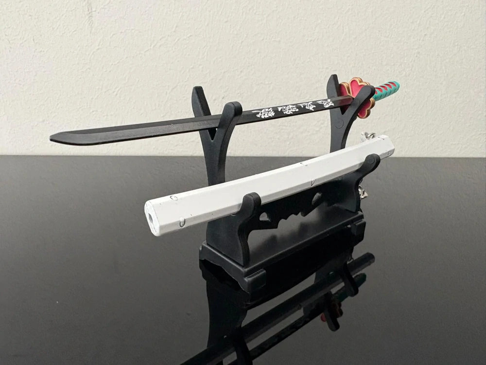 Mini Katana – Tyrkysová s červenými detaily