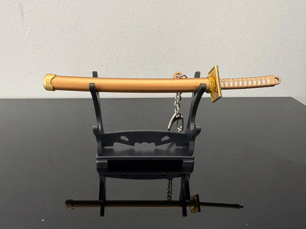 Mini Katana – bronzová se zdobenou rukojetí